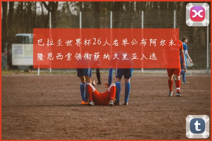 巴拉圭世界杯26人名单公布阿尔米隆恩西索领衔萨纳夫里亚入选